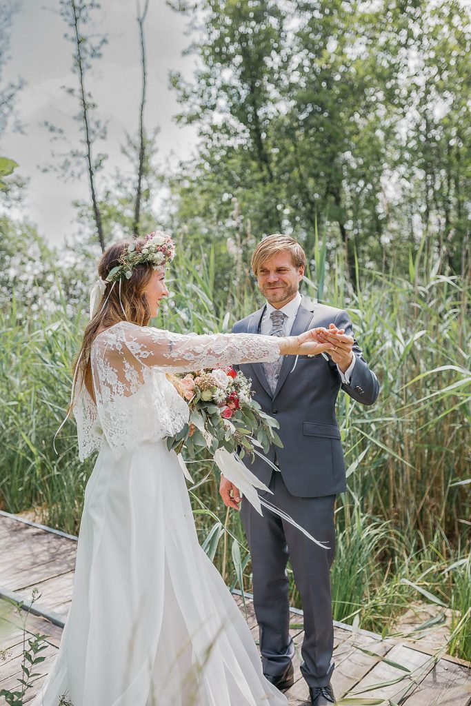 Hochzeitfotografin Christina Klass, Freie Trauung, Brautpaar