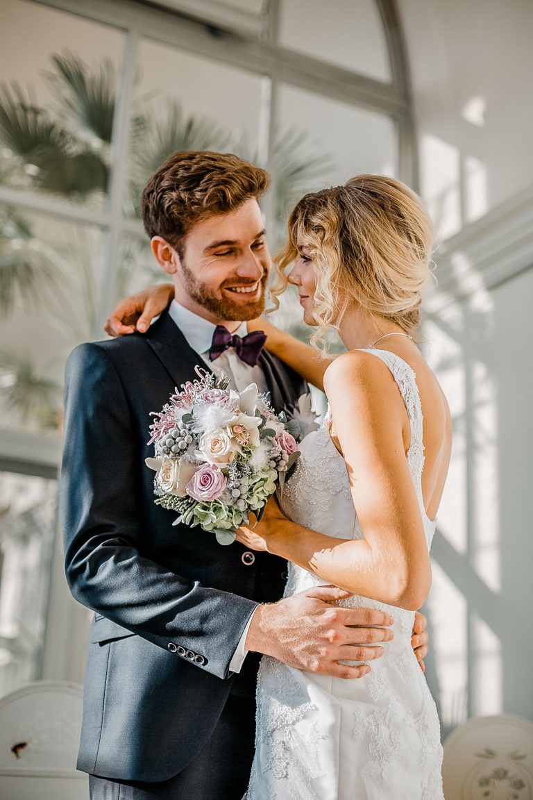 Hochzeitsfotografie Christina Klass, Emotionales Foto vom Brautpaar