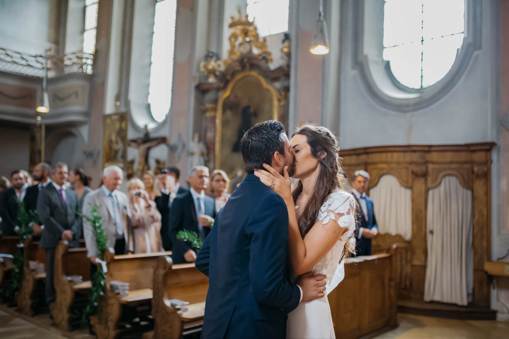 Hochzeitsfotografie Christina Klass, Hochzeit am Starnberger See, Kirchliche Trauung