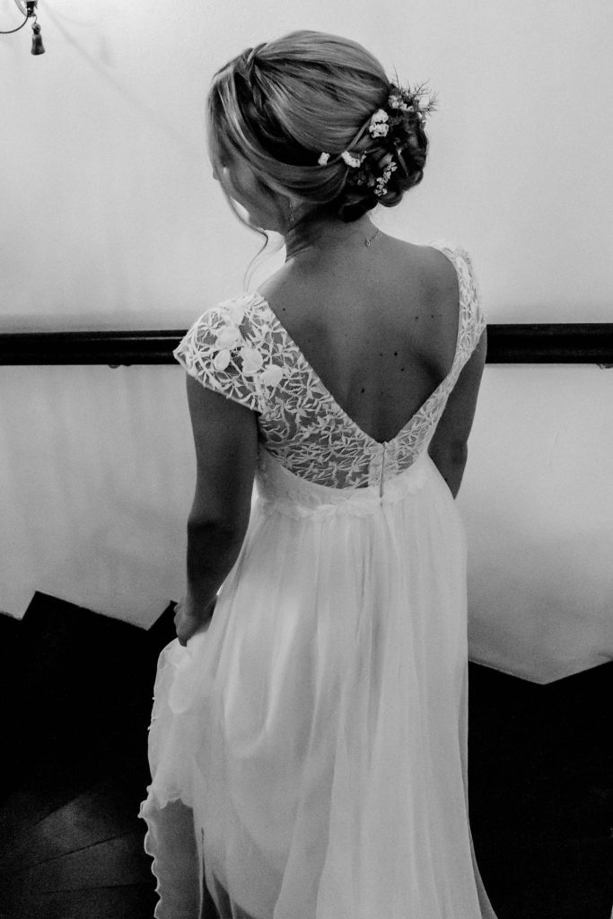 Brautshooting, Schwarz-weiß-Fotografie, Foto by Hochzeitsfotografin Christina Klass