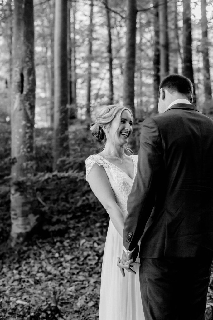 Brautpaarshooting Schwarz-weiß-Fotografie, Foto by Hochzeitsfotografin Christina Klass